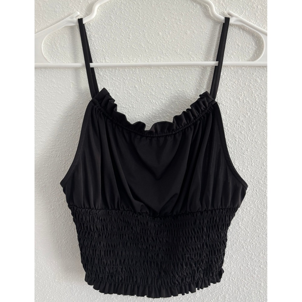 Urban Outfitters Crop Top Womens‎ Small Black Beachy Boho Casual Party Festival